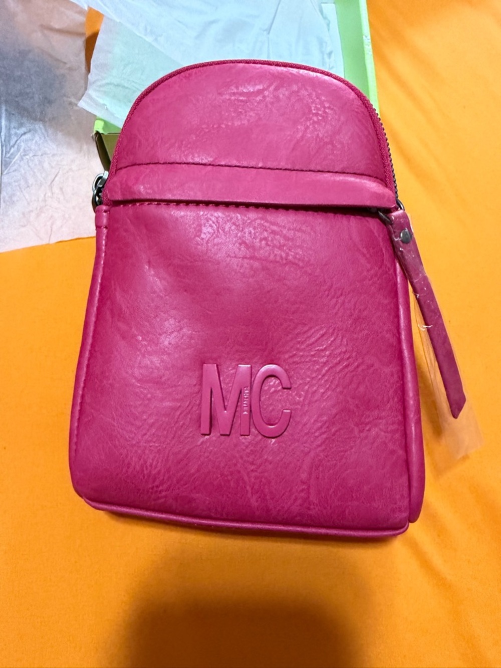 Pink Crossbody Phone Bag - Compact Women's Bag